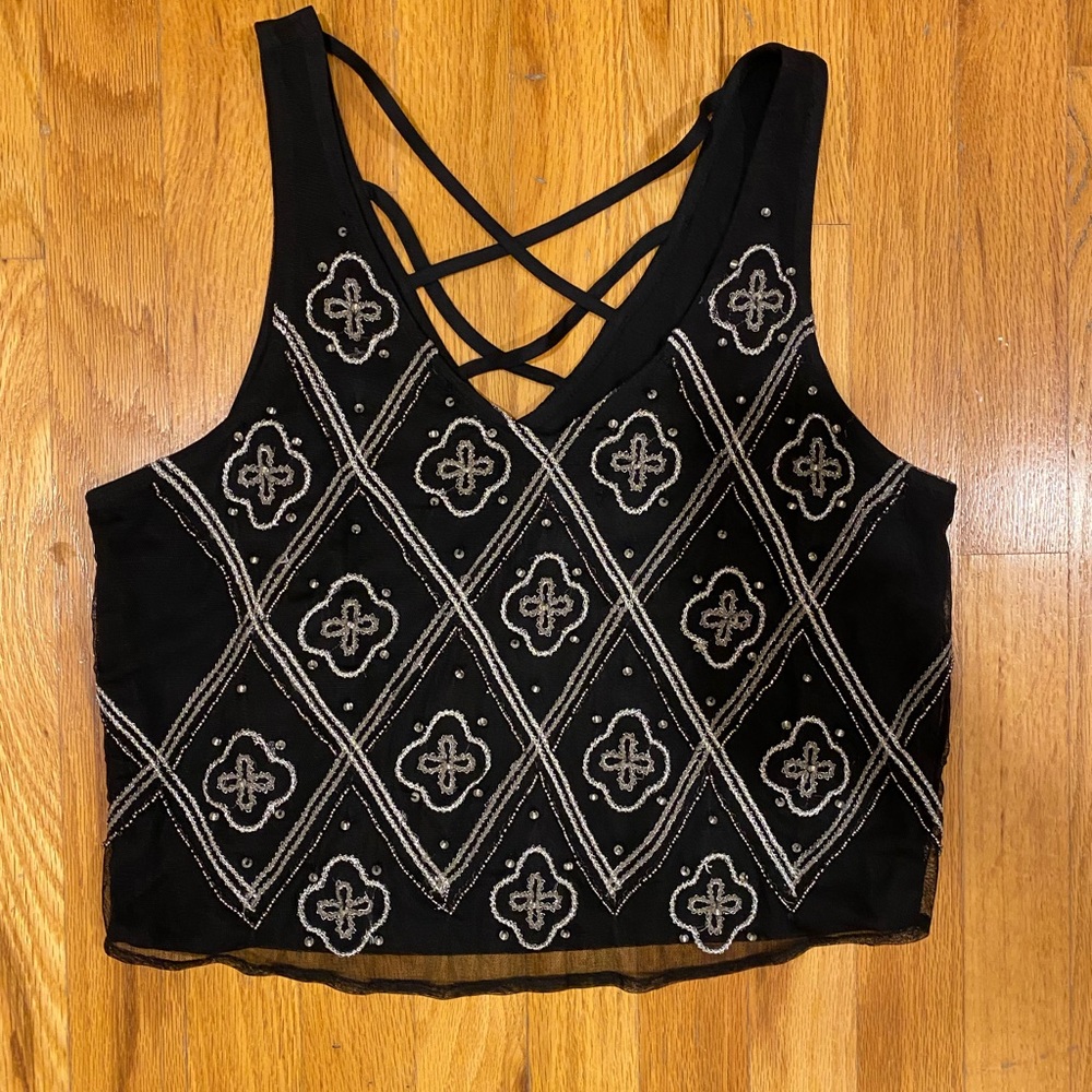 Hollister embellished tank